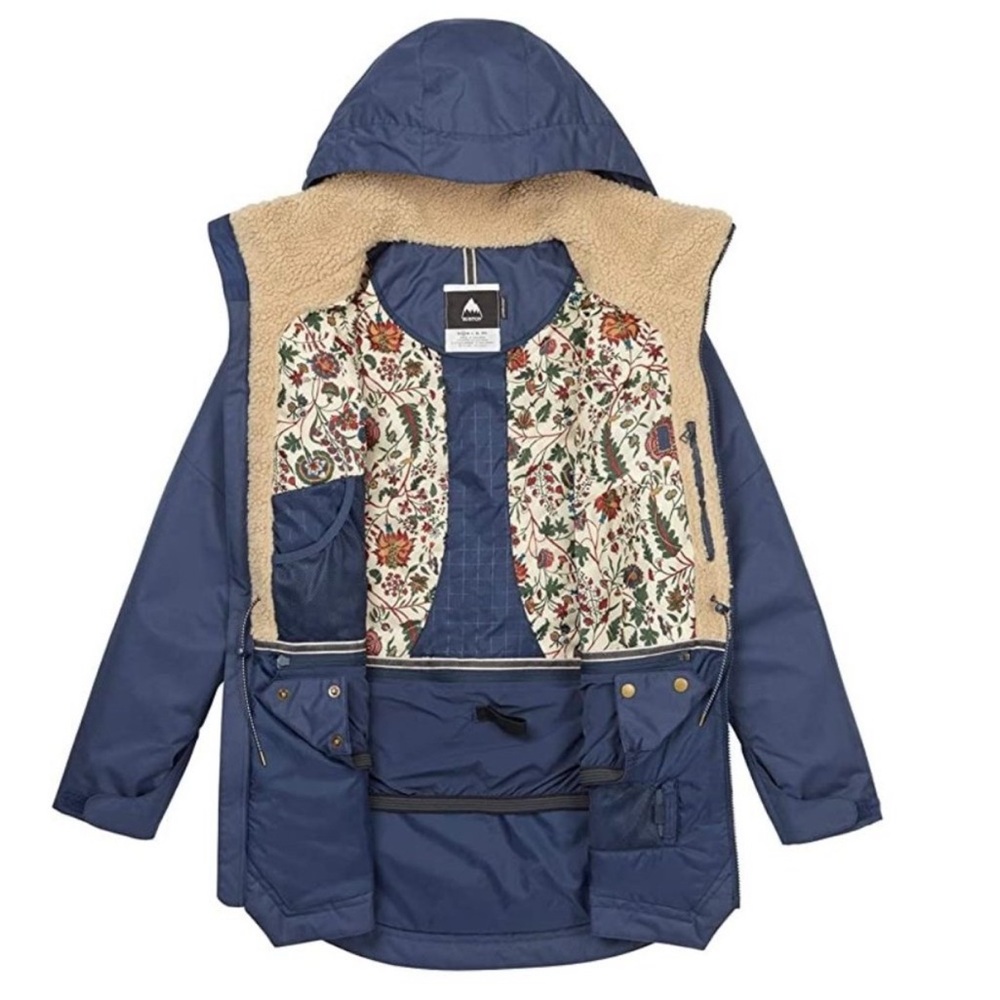 Burton Women's Prowess living lining Snowboard Jacket Indigo Size Large - Picture 2 of 13